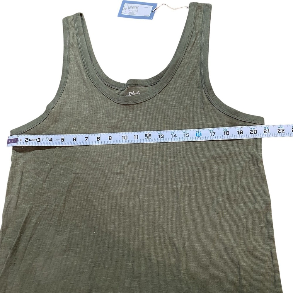 Universal Thread NWT Army Green Tank Top 2X Casual Basic Sleeveless Summer - Picture 4 of 6